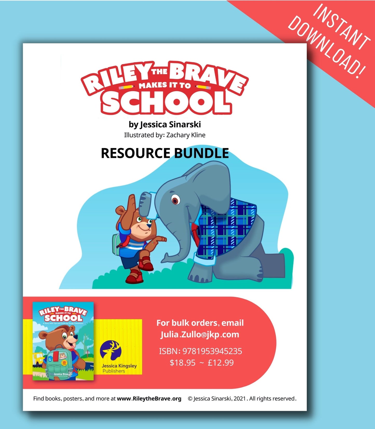 Riley Makes It to School Digital Resource Pack