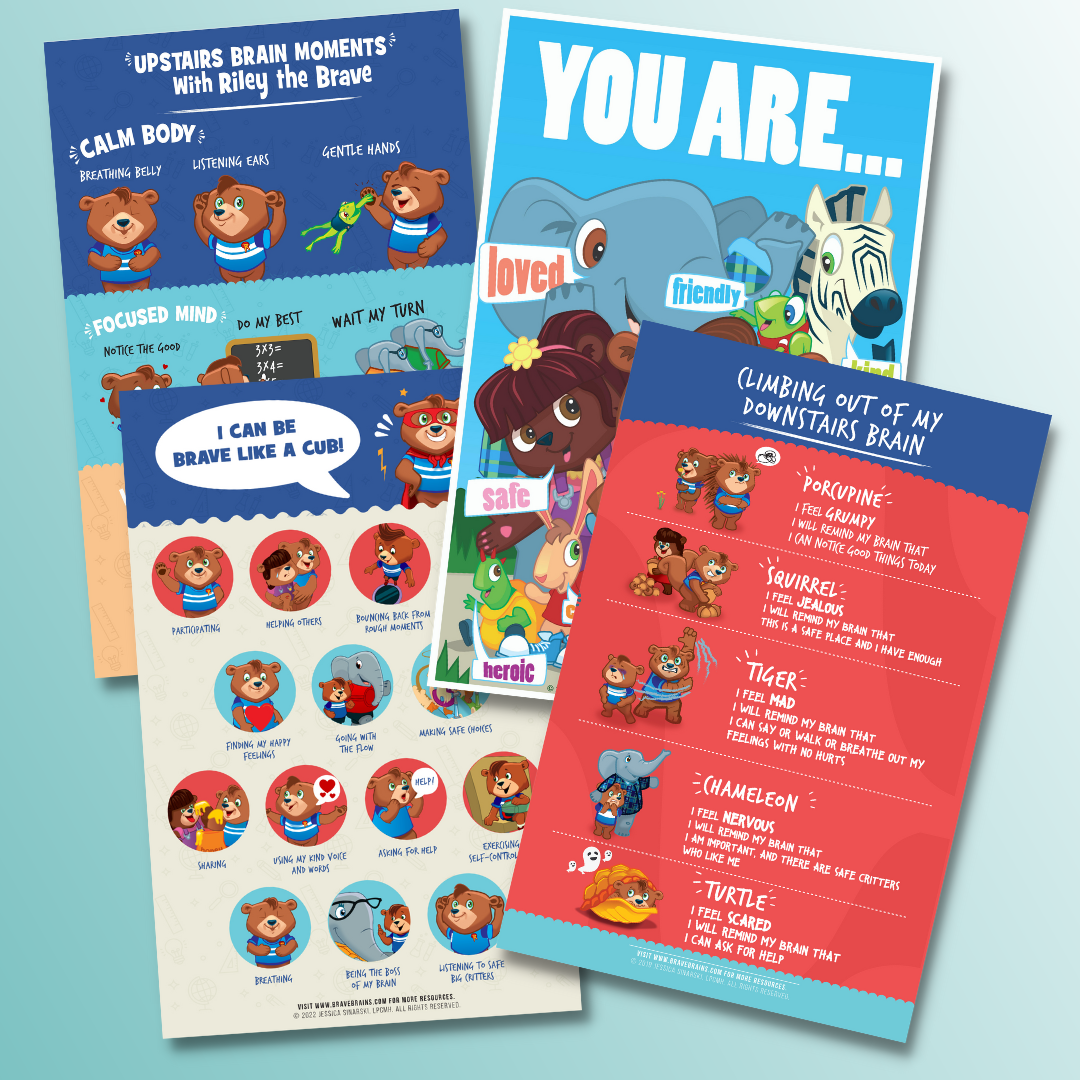 Riley the Brave Digital Poster Pack